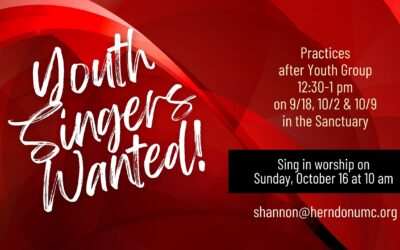 Youth Singers Wanted!